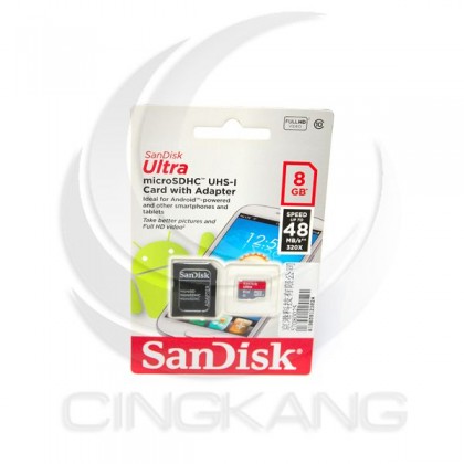 SanDisk ULTRA TF 8G 48MB/s 記憶卡