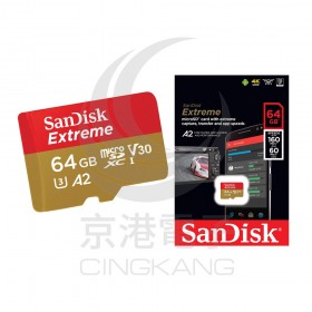 SanDisk 記憶卡 MicroSD 64GB SDSQXA2-064G-GN6MN
