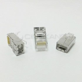 台製 CAT5e 鐵殼 單件式 50u (100PCS/包)