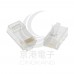 台製 T6/6e 50u 8P8C 三叉單件穿透式接頭 (100PCS/包)