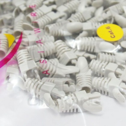 CAT6/6e 保護套-灰白 (100PCS/包)