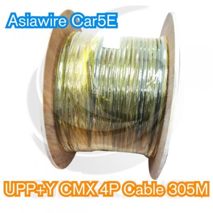 【不可超取】Asiawire CAT5e UPP+Y CMX 4P Cable(戶外)305M/軸