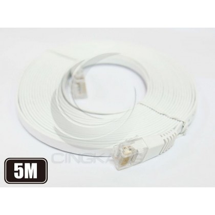 超扁型 CAT6網路線 5M (NT-89)