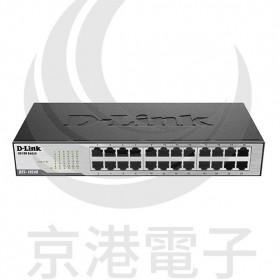 D-Link友訊 DES-1024D 24埠100M節能交換器