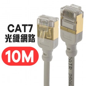 微型 CAT7 光纖網路 極細傳輸線 10M