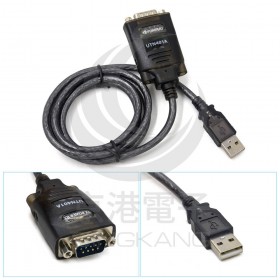 UTN401A USB to RS-232訊號轉換器 (Prolific晶片) 線長110CM