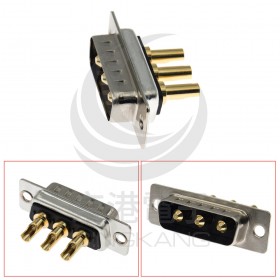 D-SUB 大電流焊接式公頭 3P 3W3 20A