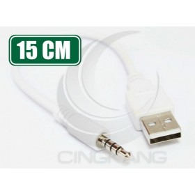 USB A公-3.5公4極頭15CM (US-59)