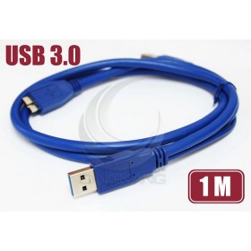 US-83 USB3.0 A公*2/Micro B公傳輸線 1M