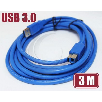 USB 3.0 A公-B公高速傳輸線 3M(UB-228)