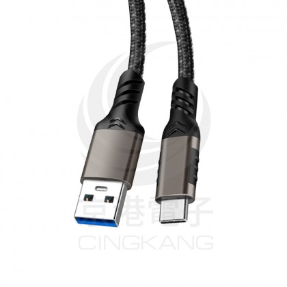 USB 3.2 公 A 轉 TYPE-C 傳輸線 5M 編織網