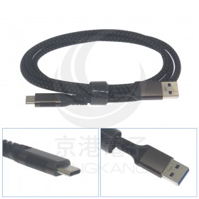 USB 3.2 公 A 轉 TYPE-C 傳輸線 1M 編織網