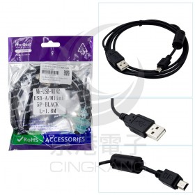 Pro-Best USB2.0 A公-Mini 5P公 1.8M (MK-USB-M1N2)