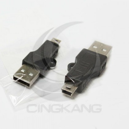 USG-12 USB2.0 A公-MINI 5P公轉接頭
