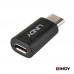 LINDY 林帝 41896USB 2.0 Type C(公) 轉 Micro USB(母) 轉接頭