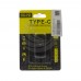 TYPE-C母轉USB-A公頭 轉接頭-黑色