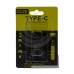 TYPE-C 母轉USB-A公頭 轉接頭 黑色 (短)