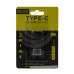 TYPE-C 母轉USB-A公頭 轉接頭 銀色 (短)