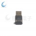 Type-C公轉USB3.2 母 轉接頭 透黑 (短)