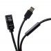 UltraUSB 15M單埠主動式USB2.0 訊號增益延長線 附專用電源供應器
