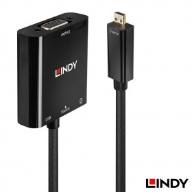 LINDY 林帝38287 主動式 MICRO HDMI (TYPE-D) TO VGA & 音源轉接器