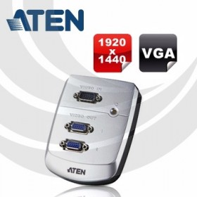 ATEN 2埠 VGA 螢幕分配器 (VS82)