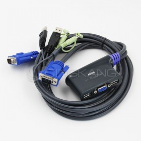 KVM CS62U 2埠VGA 多電腦切換器