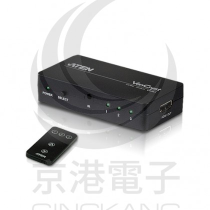 ATEN 3進1出 HDMI切換器 VS381