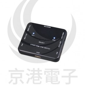 伽利略 HKVM2S HDMI 4K2K KVM 電腦切換器 2埠 電子式 切換器