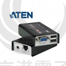 ATEN CE100 USB VGA Cat 5迷你型KVM延長器 100公尺