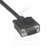 2919 VGA 15公對15公訊號線10米 黑色