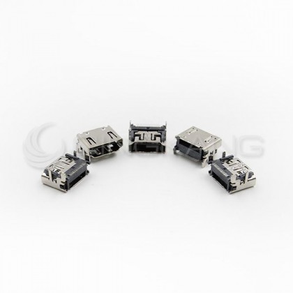 HDMI 連接母座SMD 180度 (5PCS/入)