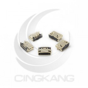 Mini HDMI 連接母座(鍍金) SMD 180度腳位 連接器(5PCS/包)