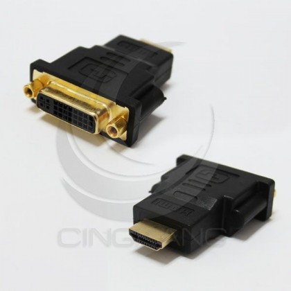 HDG-5 HDMI公-DVI-I 29母轉接頭