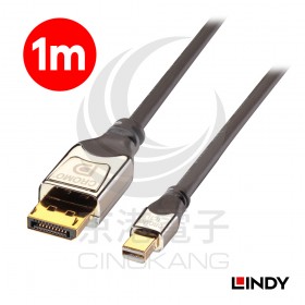 LINDY 林帝 41551_ACROMO DP To MINIDP 1.3版 鍍金連接線-公對公 1M