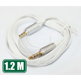 3.5公/公 高傳真4極耳機發燒線1.2M(VD-133)