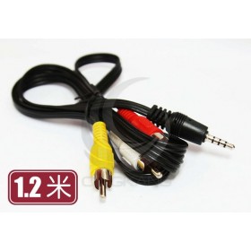 3.5立體頭+3RCA 1.2米 (VD-44)