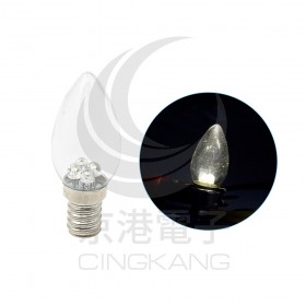 E12頭 0.5W*4 LED 白光 AC110V