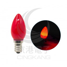 E12頭 0.5W*4 LED 紅光 AC110V