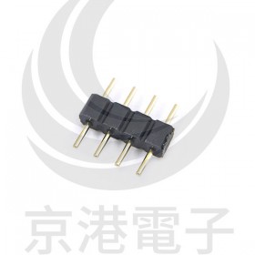 LED 免焊快拆式連接器4Pin 公-公(5PCS)