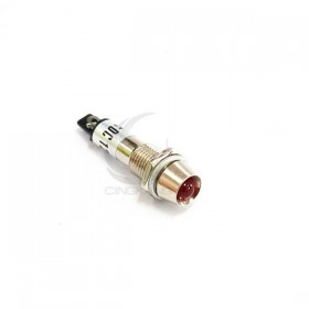 LED指示燈金屬外殼紅色 8mm 12V