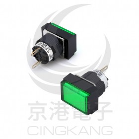 AH164-ZTGE3 富士 16ψLED長方型指示燈 24V/綠 
