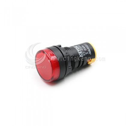 22mm LED指示燈 紅色 12V