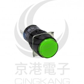AL6M-P3PG 和泉16/圓形指示燈LED 12V綠色