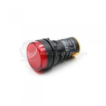 KE-22DS 22mm LED指示燈 紅色 DC/AC24V