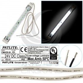 PATLITE 工業用LED燈 24V CWA3S-24-CD 30公分 白晝光色 耐用型