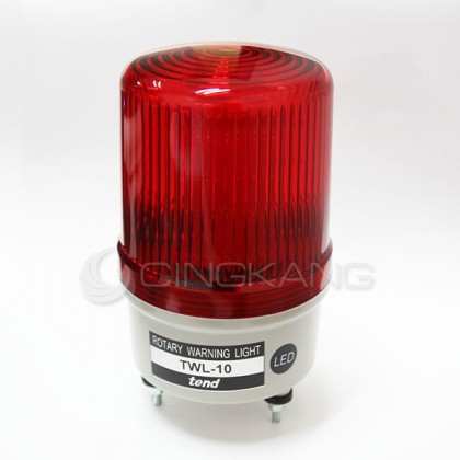 TWL-10L7R 100mm 24V紅色旋轉型LED警示燈(接線型無蜂鳴器)