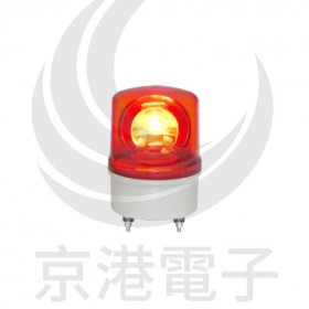 TWFB-08L9R 80mm 12V紅色閃光型LED警示燈(接線型有蜂鳴器)