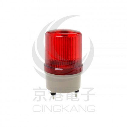 天得 LED旋轉型警示燈+蜂鳴器(端子台) 80MM 220V 紅色