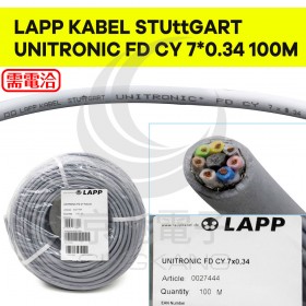 LAPP KABEL STUttGART UNITRONIC FD CY 7*0.34 100M